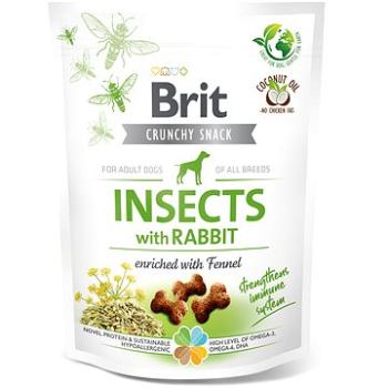 Brit Care Dog Crunchy Cracker Insects with Rabbit enriched with Fennel 200 g (8595602551460)