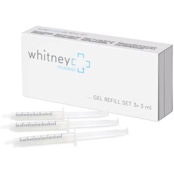 WhitneyPHARMA Gel refill set náhradní náplň pro šetrné bělení zubů 3x3 ml