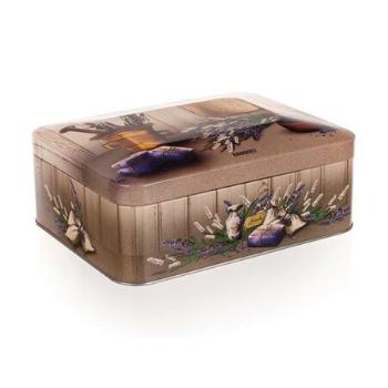 BANQUET LAVENDER Plechovka - box na čaj 24LAVRCT002