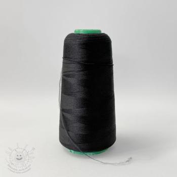Overlock cérna STRETCH 2700 m black