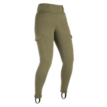 Dámské moto legíny Oxford Super Cargo khaki  24