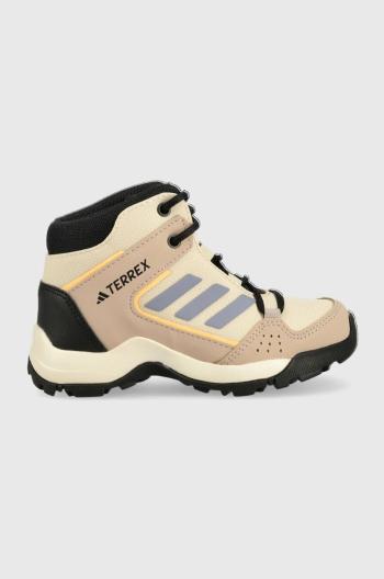 Dětské boty adidas TERREX TERREX HYPERHIKER M béžová barva