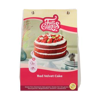 Cakesupplies Směs na výrobu piškoty Red Velvet Cake 400 g Gluten Free