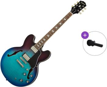 Epiphone ES-335 Figured SET Blueberry Burst Semiakustická kytara