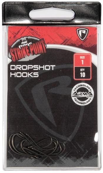 Fox rage háčky strike point dropshot hooks - 6