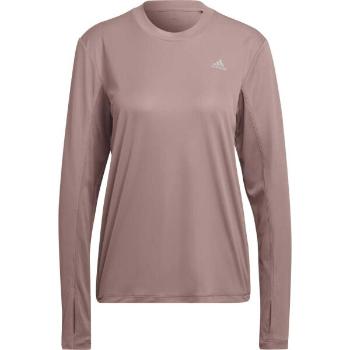 adidas BRAND LOVE LONG SLEEVE TEE Dámské tričko s dlouhým rukávem, růžová, velikost