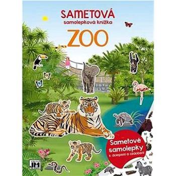 Sametová samolepková knížka ZOO (8595593832265)