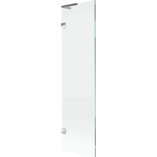 MEXEN/S Lunar L vanová zástěna FIX 50 x 150, transparent, chrom 897L-050-000-01-00