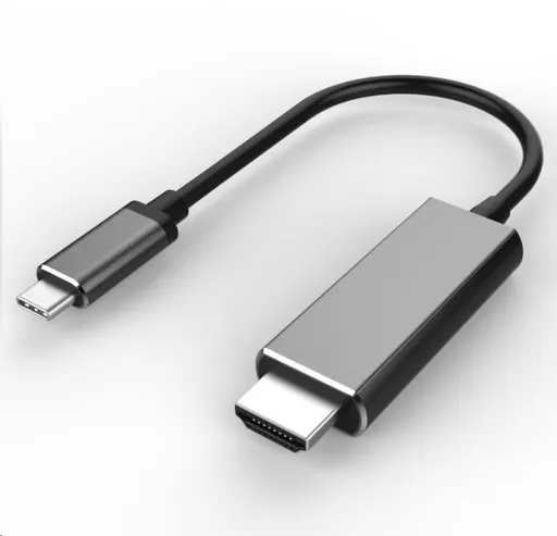 PREMIUMCORD Kabel USB3.1 typ-C na HDMI, 1, 8m rozlišení obrazu 4K*2K@60Hz Aluminium