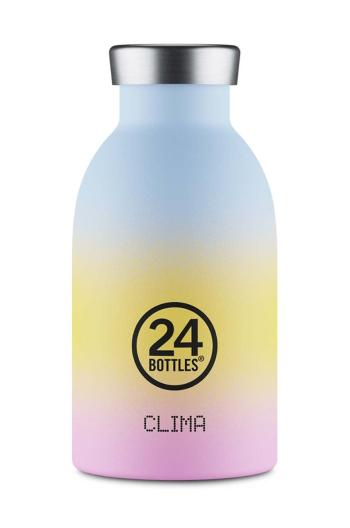 Termoláhev 24bottles Clima Bottle 330ml Aurora žlutá barva, Clima.330.Aurora