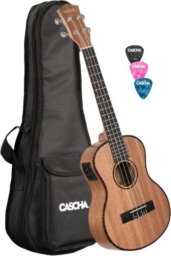 Cascha HH2048E Natural Tenorové ukulele