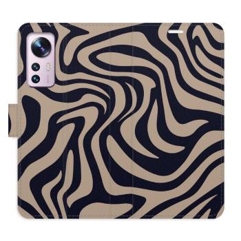 Flipové pouzdro iSaprio - Zebra Black 02 - Xiaomi 12 / 12X