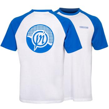 Preston innovations tričko lightweight white raglan t-shirt - s