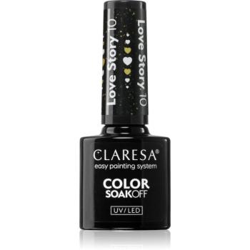 Claresa SoakOff UV/LED Color Love Story gelový lak na nehty odstín 10 5 g