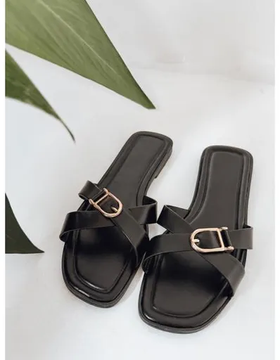 Dámské žabky černé