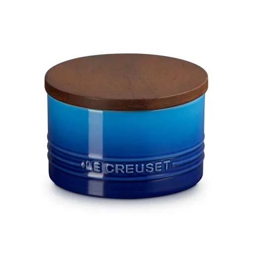 Dóza na potraviny SIGNATURE 470 ml, AZURE, kamenina, Le Creuset