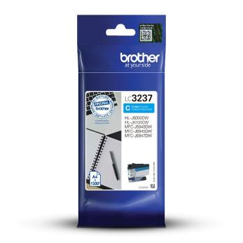 BROTHER LC-3237 - originální cartridge, azurová, 1500 stran