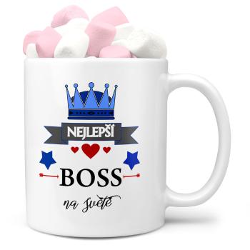 Hrnek Nejlepší boss (Náplň hrníčku: Marshmallow)