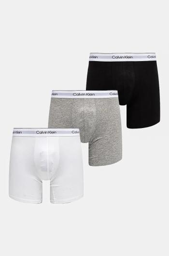 Boxerky Calvin Klein Underwear 3-pak pánske, biela farba, 000NB3964A