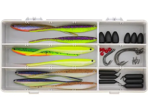 Westin Set Zander Box Dropshot + Texas & Carolina,Westin Set Zander Box Dropshot + Texas & Carolina