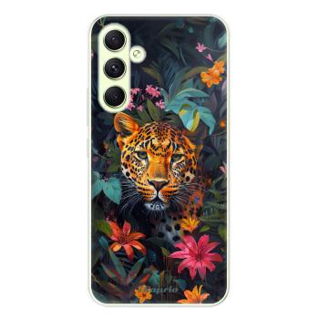 Odolné silikonové pouzdro iSaprio - Flower Jaguar - Samsung Galaxy A54 5G