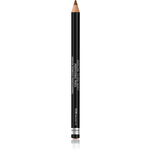 Rimmel Brow This Way tužka na obočí s kartáčkem odstín 006 Brunette 1,4 g