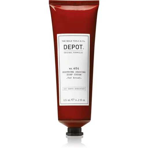 DEPOT 400 SHAVE SPECIFICS O. 404 SOOTHING SHAVING SOAP CREAM .for brush. zklidňující krém na holení for brush 125 ml