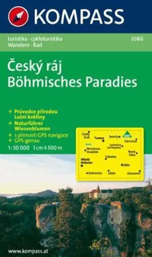 Český ráj, Böhmisches Paradies 1:50 000 / turistická mapa KOMPASS 2086