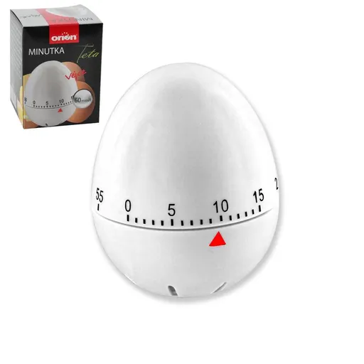 Minutka kuchyňská mechanická plast VAJÍČKO - ORION