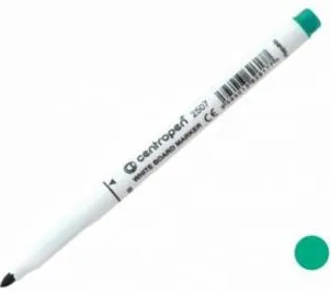 Popisovač Centropen 2507 na bílé tabule zelený válcový hrot 1-2mm