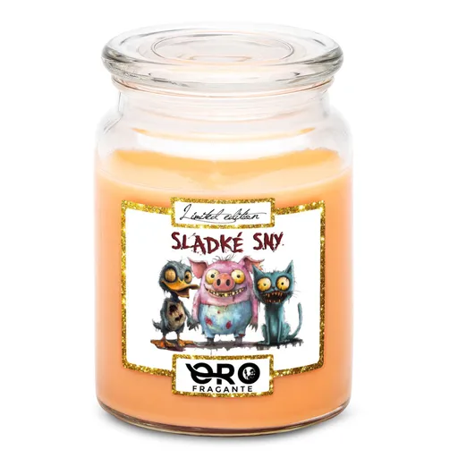 Svíčka Sladké sny (Vůně svíčky: Tropické ovoce)