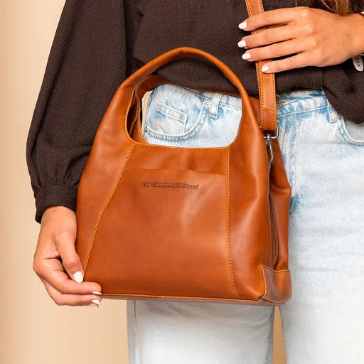 Dámská kožená kabelka The Chesterfield Brand Salina - koňak