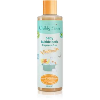 Childs Farm OatDerma Baby Bubble Bath bublinková koupel a mycí gel bez parfemace pro děti 250 ml