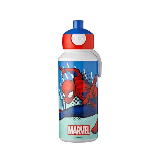 Dětská láhev na vodu s pítkem Campus, 400ml, Mepal, Spiderman