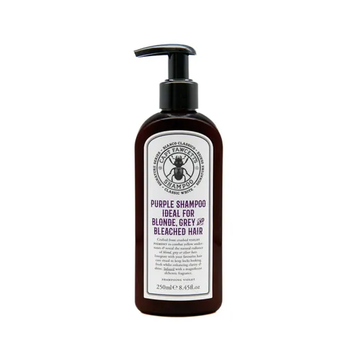 Captain Fawcett Tónovací šampon pro šedé a bílé vlasy (Purple Shampoo) 250 ml