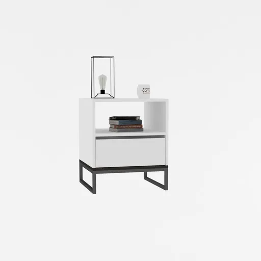 Noční stolek Lindau White