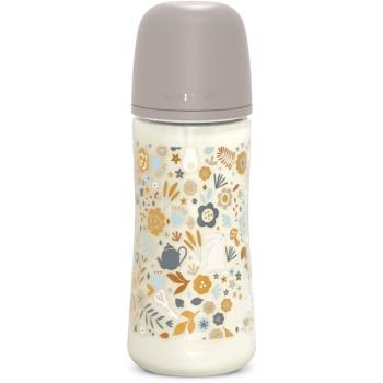 Suavinex Wonderland SX Pro Physiological Anti-Colic kojenecká láhev L Dense Flow 6 m+ Liberty Cream 360 ml