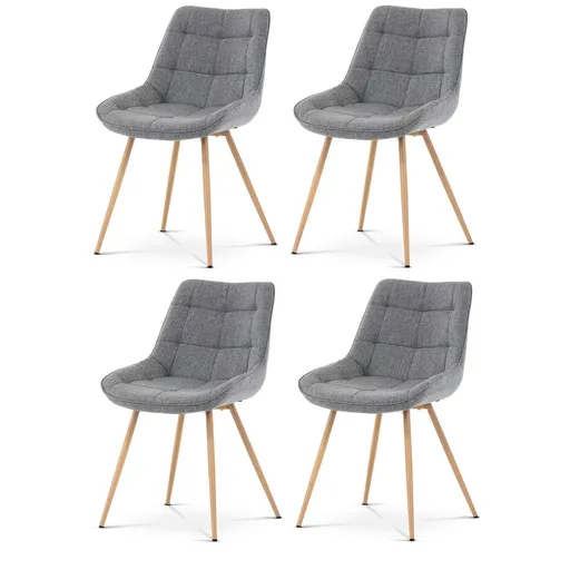 Sada jídelních židlí CT-394 GREY2, 4 ks