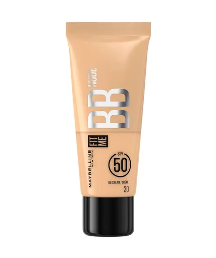 Maybelline Fit me odstín 30 Nude SPF50 BB krém 30 ml