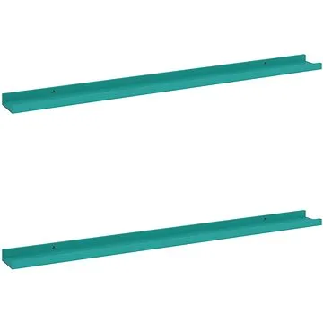 Shumee Nástěnné 2 ks modré 100×9×3 cm , 326712 (326712)