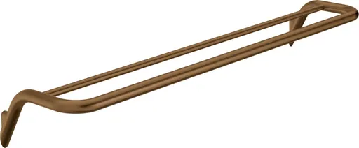 DEANTE Silia hnědá Držák na ručníky, dvojitý nástěnný ADI_C631