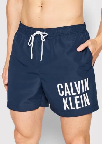 Pánské plavky Calvin Klein KM0KM00701 L Tm. modrá