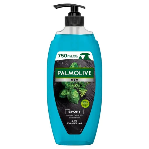 Palmolive For Men Revitalizing Sport sprchový gel 3v1 pumpa 750 ml