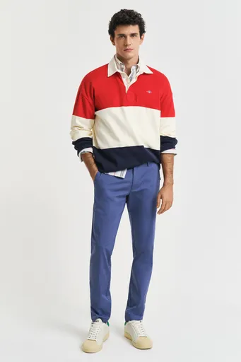 KALHOTY GANT SLIM SPORTS CHINOS DUSTY NAVY