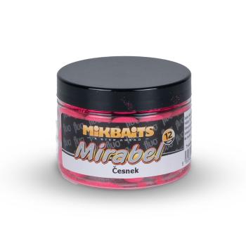 Mikbaits Boilie Mirabel Fluo 12mm 150ml - Česnek