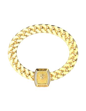 Guess Stylový pozlacený náramek Lion King JUMB05005JWYG 19 cm