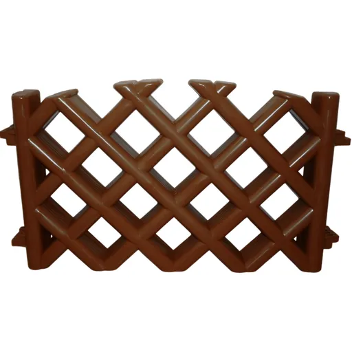 Zahradní plůtek mříž hnědá