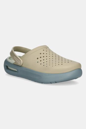 Šľapky Crocs Inmotion Clog zelená farba, 209964-0LJ