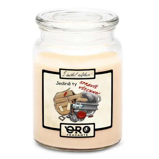 Svíčka Spravíš všechno (Vůně svíčky: Vanilka)