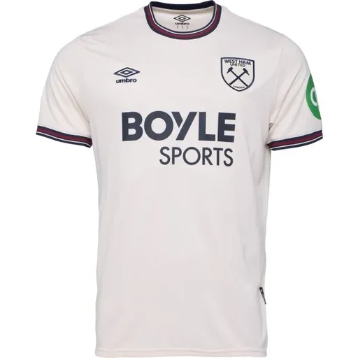 Umbro WEST HAM  AWAY SS SHIRT Pánský fotbalový dres, bílá, velikost XXL